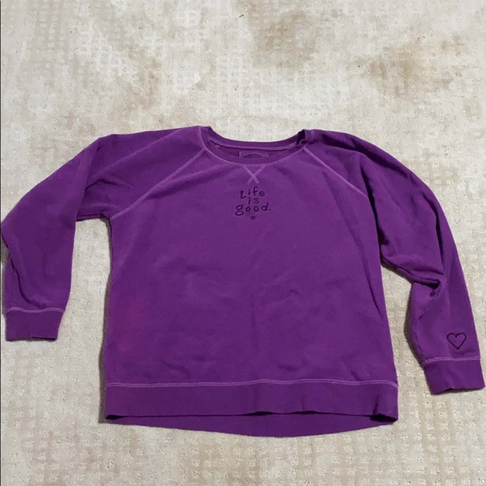 Women’s life is good crewnecks sweatshirt